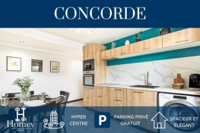 HOMEY CONCORDE - NEW / Free Parking / En face du parc d'Annemasse / A 1 min du tram / Grand appartement / Proche Geneve
